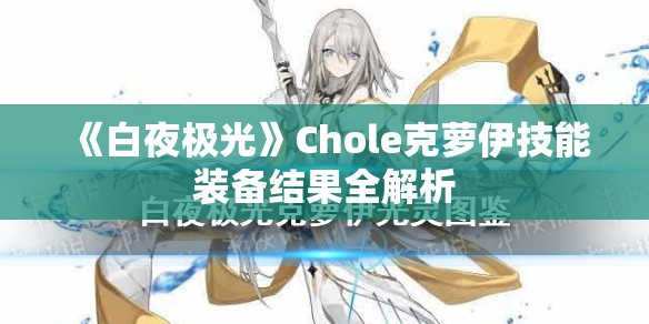 《白夜极光》Chole克萝伊技能装备结果全解析